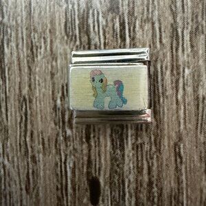 Hasbro Silver Charm with Colorful Pony